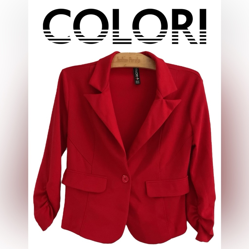 Women's💜Vibrant Red Blazer